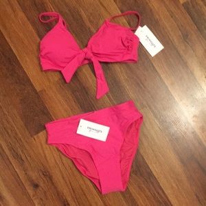 Swimsuits for All Mentor Fuchsia Bikini